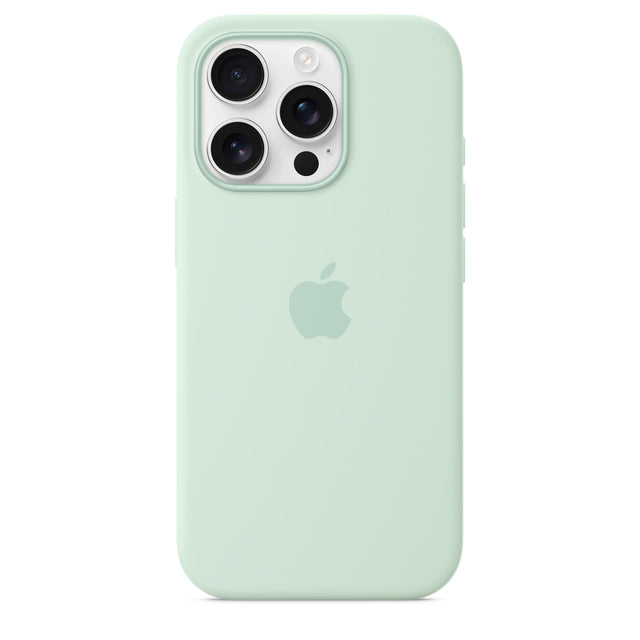 iPhone 16 Pro Max Silicone Case with MagSafe – Aquamarine OB