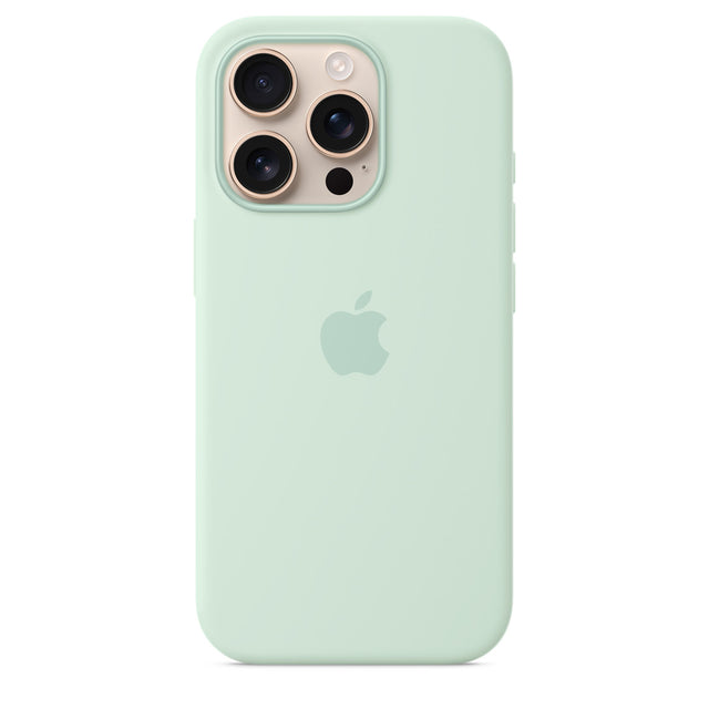 iPhone 16 Pro Max Silicone Case with MagSafe – Aquamarine OB