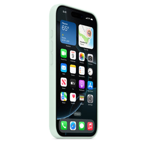 iPhone 16 Pro Silicone Case with MagSafe – Aquamarine OB