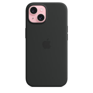 iPhone 15 Silicone Case with MagSafe – Black OB