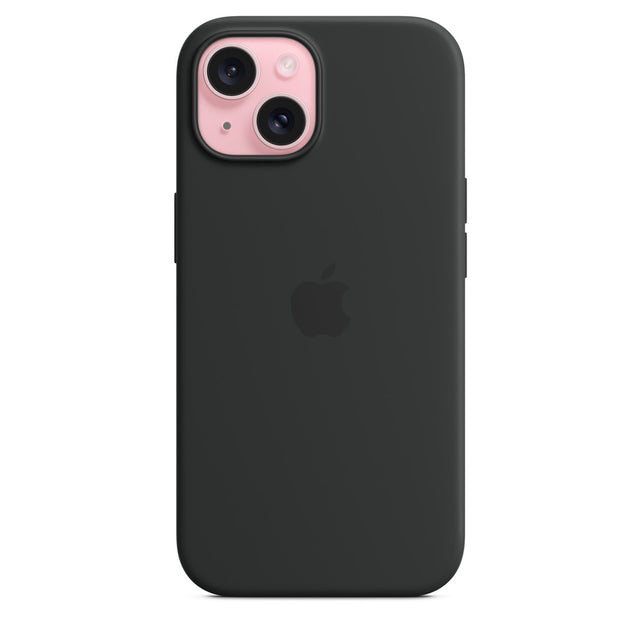 iPhone 15 Silicone Case with MagSafe – Black OB