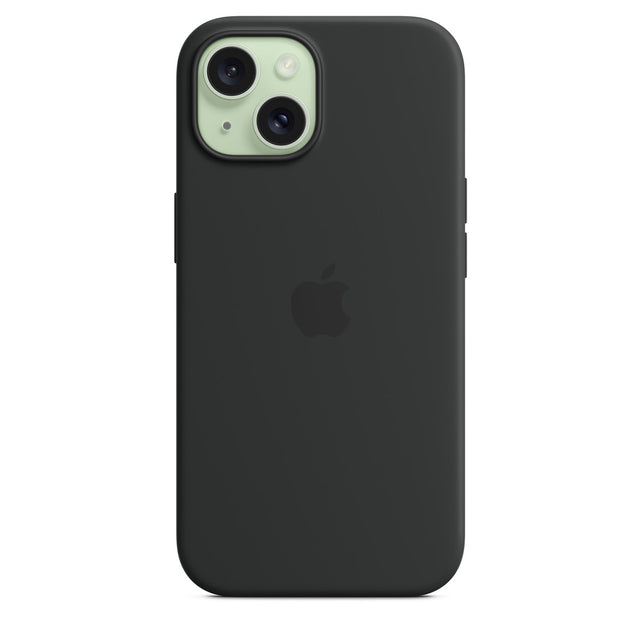 iPhone 15 Silicone Case with MagSafe – Black OB