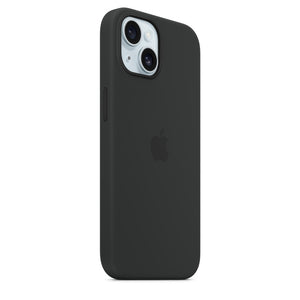 iPhone 15 Silicone Case with MagSafe – Black OB