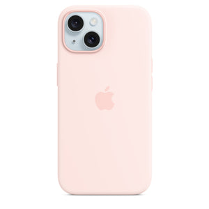 iPhone 15 Silicone Case with MagSafe – Light Pink OB