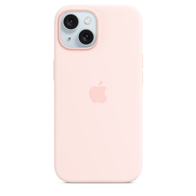 iPhone 15 Silicone Case with MagSafe – Light Pink OB