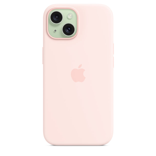 iPhone 15 Silicone Case with MagSafe – Light Pink OB