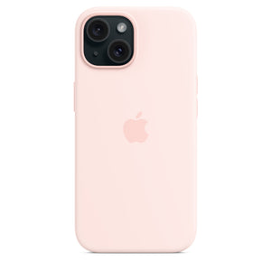 iPhone 15 Silicone Case with MagSafe – Light Pink OB