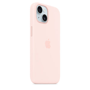 iPhone 15 Silicone Case with MagSafe – Light Pink OB