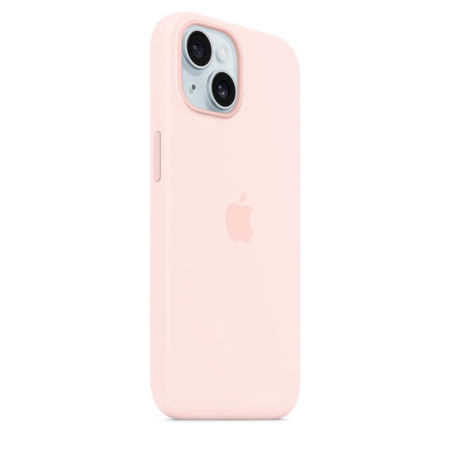 iPhone 15 Silicone Case with MagSafe – Light Pink OB