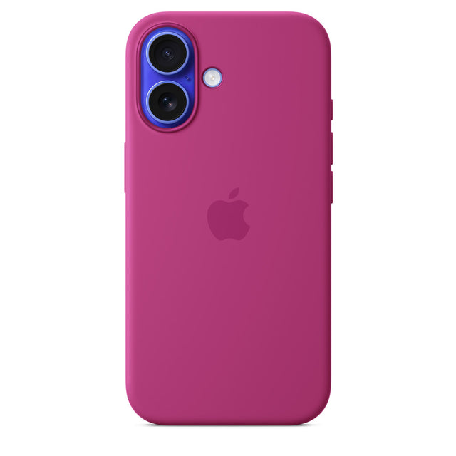 iPhone 16 Silicone Case with MagSafe – Fuchsia OB
