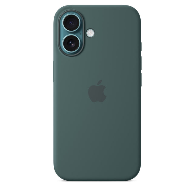 iPhone 16 Silicone Case with MagSafe – Lake Green OB