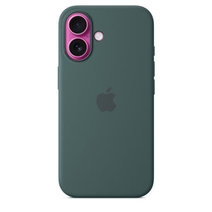 iPhone 16 Silicone Case with MagSafe – Lake Green OB