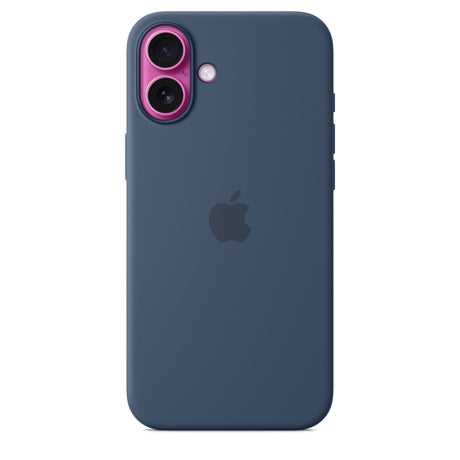 iPhone 16 Plus Silicone Case with MagSafe – Denim