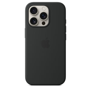 iPhone 16 Pro Silicone Case with MagSafe – Black OB