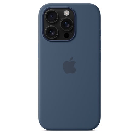 iPhone 16 Pro Silicone Case with MagSafe – Denim
