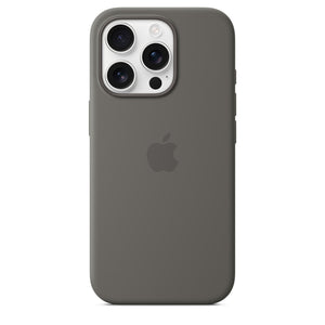 iPhone 16 Pro Silicone Case with MagSafe – Stone Gray OB