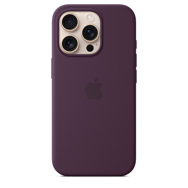 iPhone 16 Pro Silicone Case with MagSafe – Plum OB