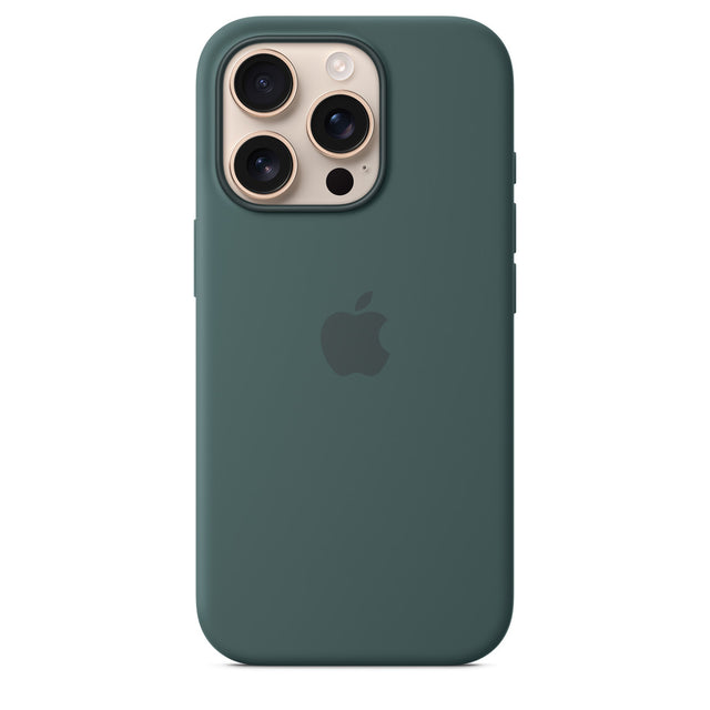 iPhone 16 Pro Max Silicone Case with MagSafe – Lake Green OB
