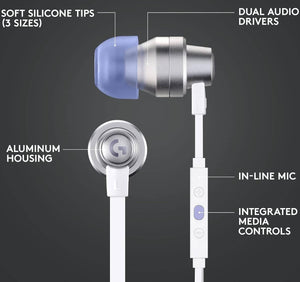 Logitech G333 In Ear Gaming Earphone