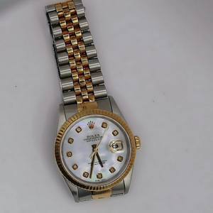 Rolex 18K Gold/Stainless Steel Datejust 36MM MOP