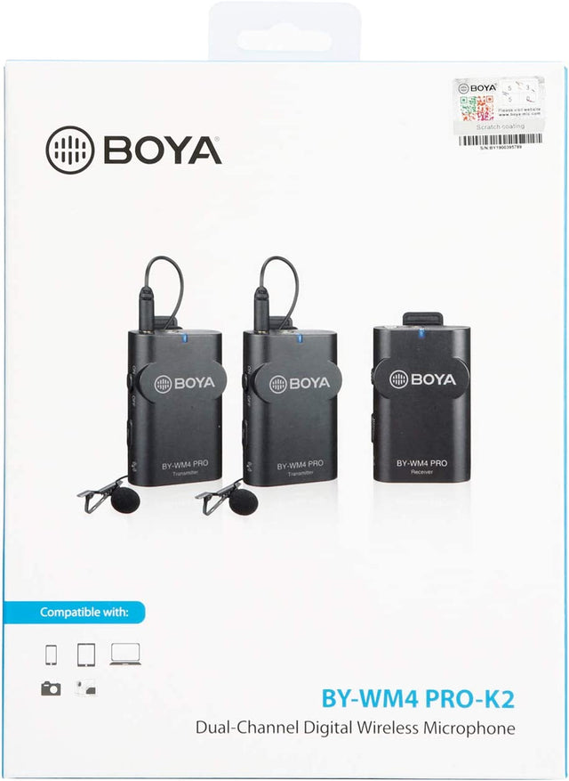 Boya Wm4 Pro K2 2,4 GHz double OB sans fil