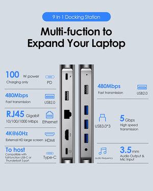 LENTION USB C مع 4K@60 هرتز OB