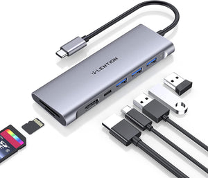 LENTION USB C Multiport Hub with 4K  OB