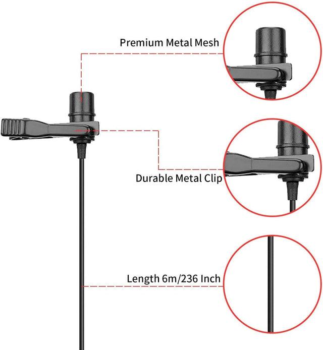 BOYA by-M1 Condensateur Lavalier 3,5 mm OB