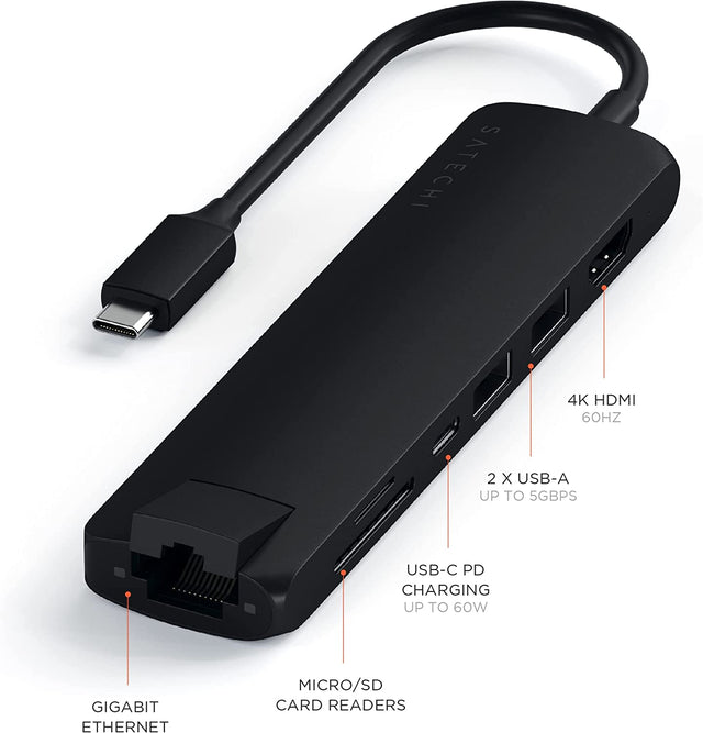 Satechi USB-C Slim Multi-Port avec OB