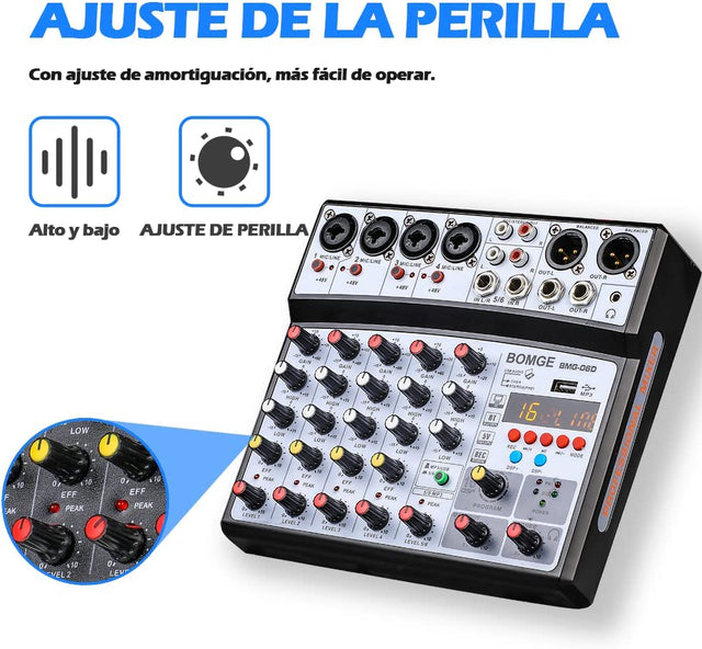 Professional Digital DJ Mixing Console