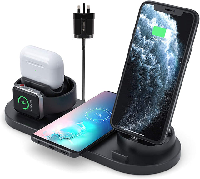 Wireless Charger, 6 in 1 Wireless