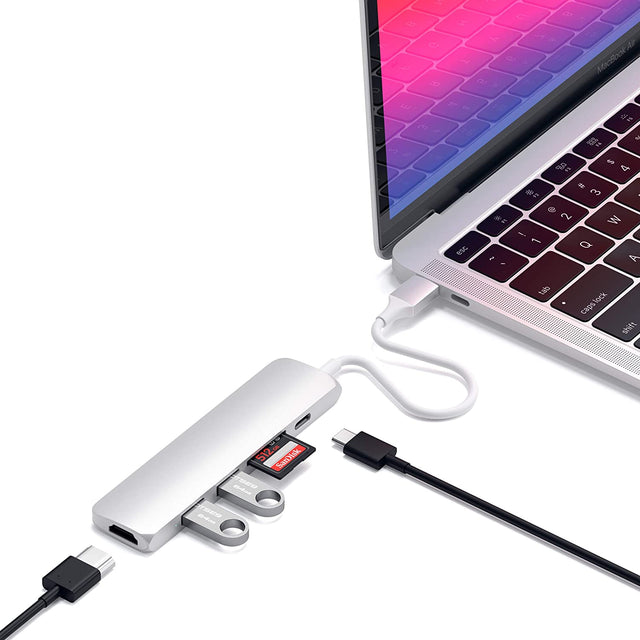 Atechi Slim Aluminium Type-C Multi-Port OB