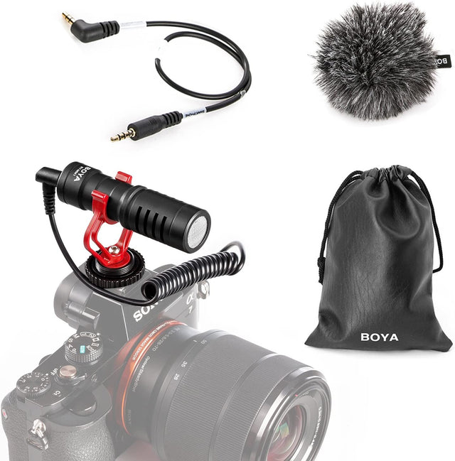 BOYA by-MM1 Caméra Vidéo Microphone OB