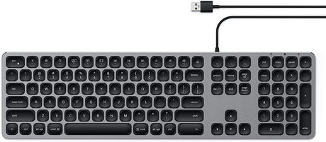 Satechi الألومنيوم لوحة المفاتيح السلكية USB OB