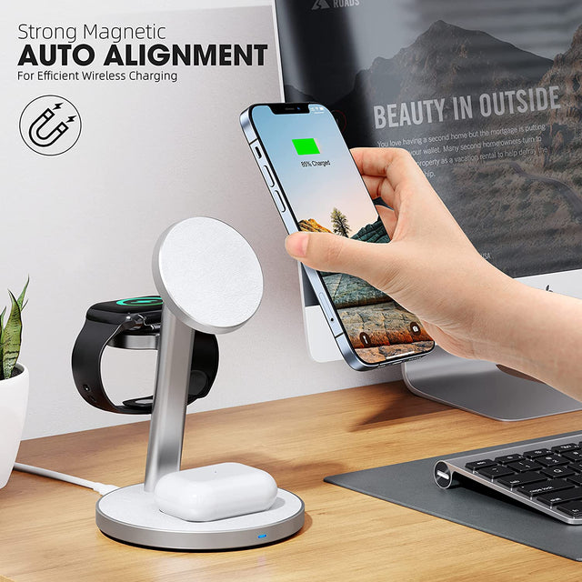 Magnetic Wireless Charging Station