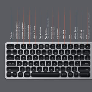 لوحة مفاتيح بلوتوث من الألومنيوم Satechi OB