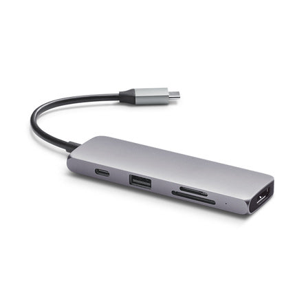 Adaptateur multiport Pro USB-C Satechi en aluminium OB 