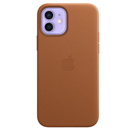 iPhone12 | Étui en cuir 12 Pro avec MagSafe - Saddle Brown OB 