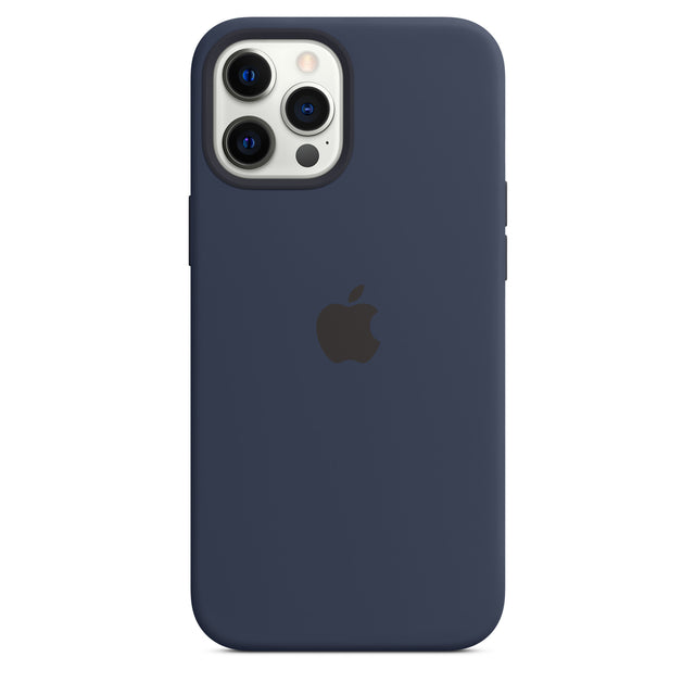 Coque en silicone pour iPhone 12 Pro Max avec MagSafe - Deep Navy OB 
