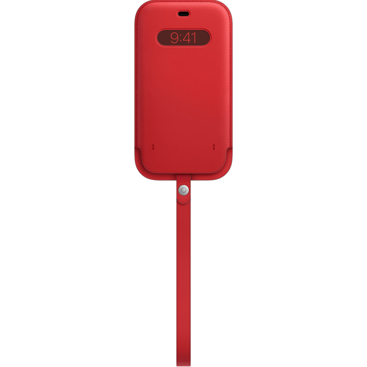 iPhone 12 Pro Max Leather Sleeve with MagSafe - (PRODUCT)RED OB