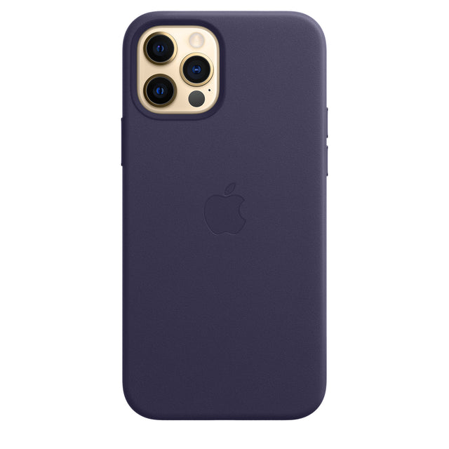 iPhone12 | Étui en cuir 12 Pro avec MagSafe - Violet profond OB 