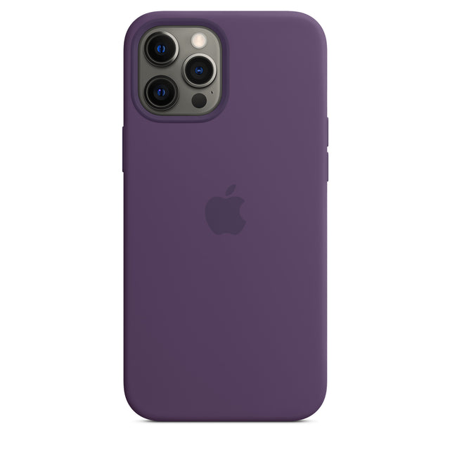غطاء حماية سيليكون لهاتف iPhone 12 Pro Max مع MagSafe - Amethyst OB 