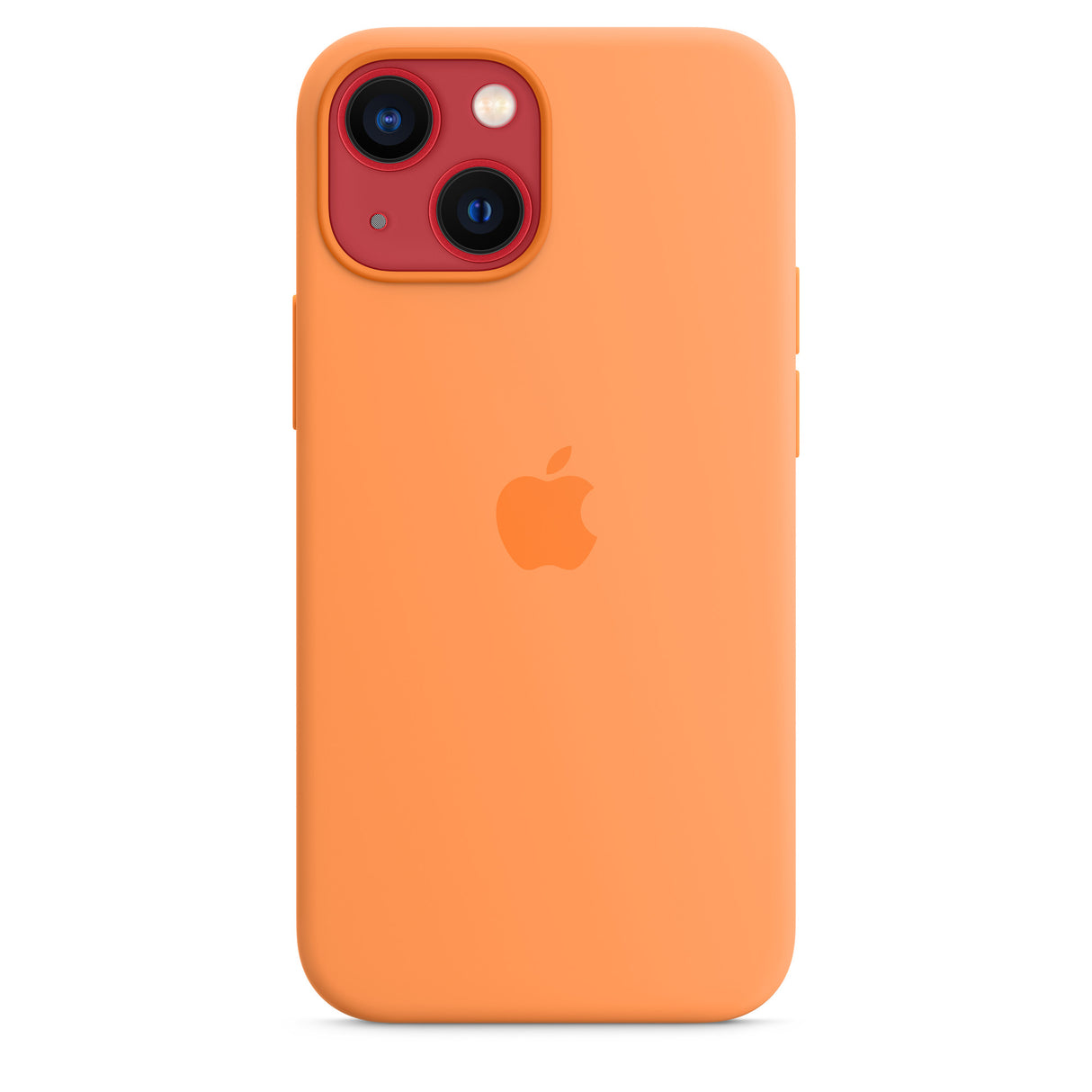 غطاء حماية سيليكون لهاتف iPhone 13 mini مع MagSafe - Marigold OB 