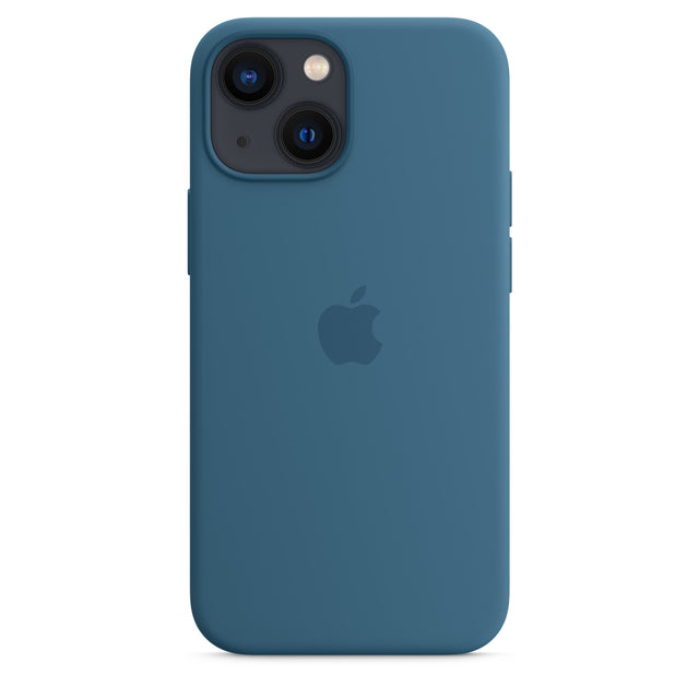 غطاء حماية سيليكون لهاتف iPhone 13 mini مع MagSafe - Blue Jay OB 