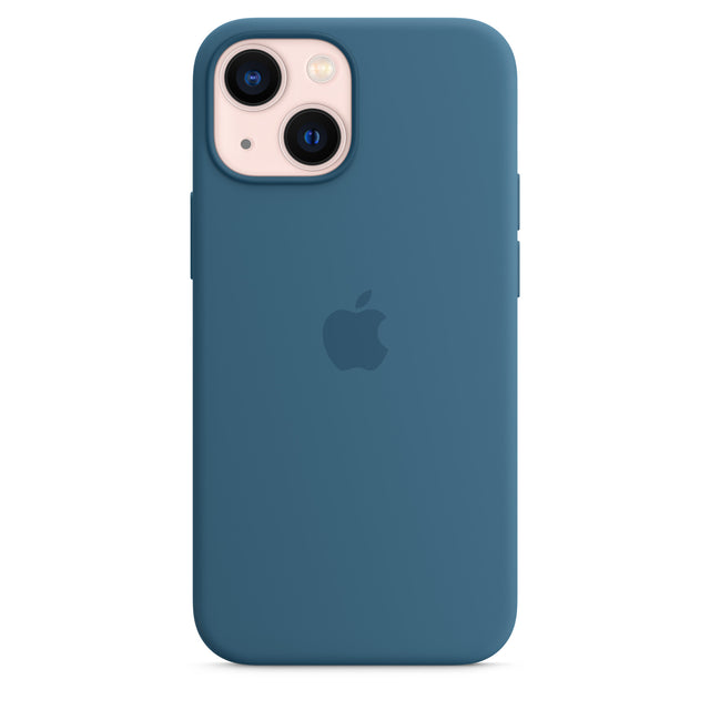 Coque en silicone pour iPhone 13 mini avec MagSafe - Blue Jay OB 