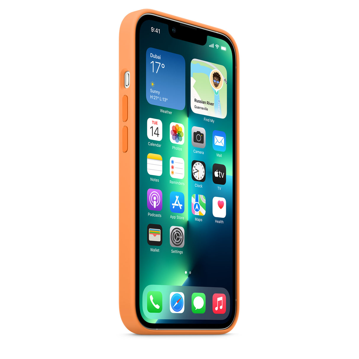 iPhone 13 Pro Silicone Case with MagSafe - Marigold  OB