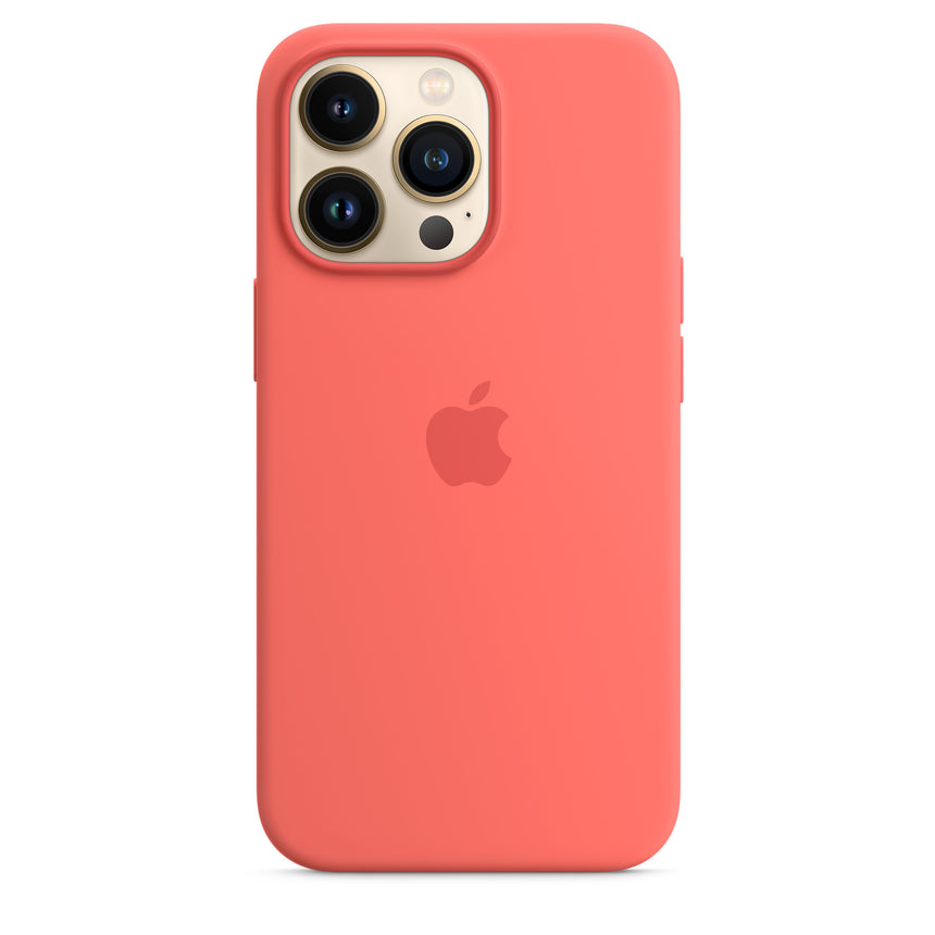 غطاء حماية سيليكون لهاتف iPhone 13 Pro مع MagSafe - وردي Pomelo OB 