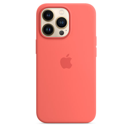 Coque en silicone pour iPhone 13 Pro avec MagSafe - Rose Pomelo OB 