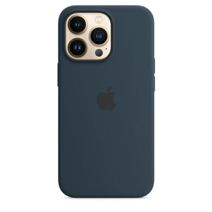 غطاء حماية سيليكون لهاتف iPhone 13 Pro مع MagSafe - أزرق غامق OB
