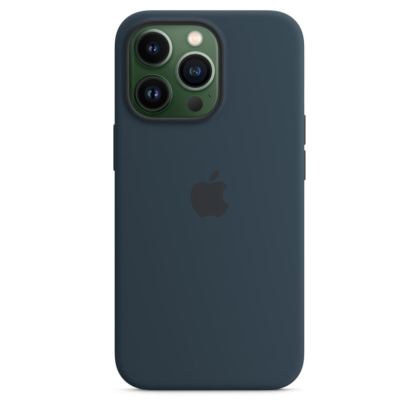 غطاء حماية سيليكون لهاتف iPhone 13 Pro مع MagSafe - أزرق غامق OB